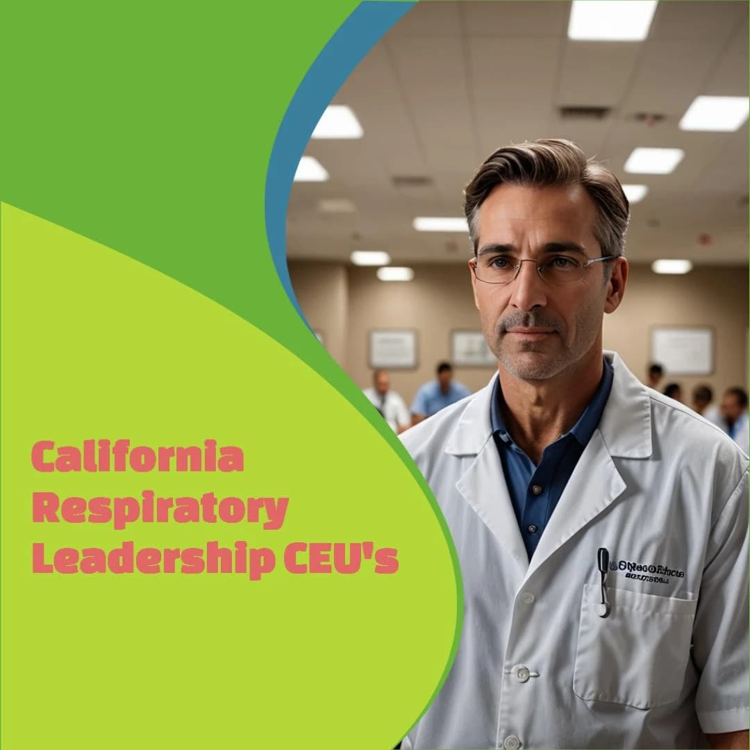 Take Your Expertise to New Heights with the California Respiratory Leadership CEUs and Live Learning Opportunities Image